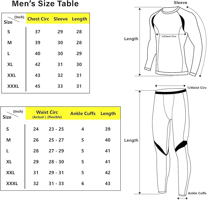 Men's Camouflage Thermal Underwear Tactical Sports Shapewear Set