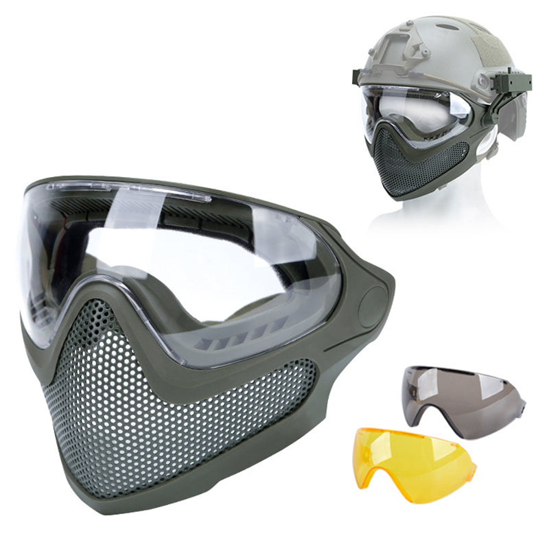 TWS Full Face Tactical Safety Protective Mask