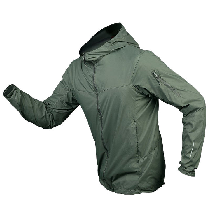 Men’s Lightweight Quick-Dry Shirts UPF 50+ Hooded Sun Protection Jacket