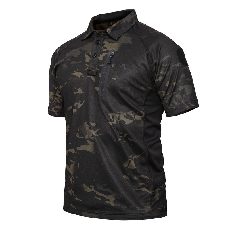 Men's Short Sleeve Quick Dry Battle Top Army green