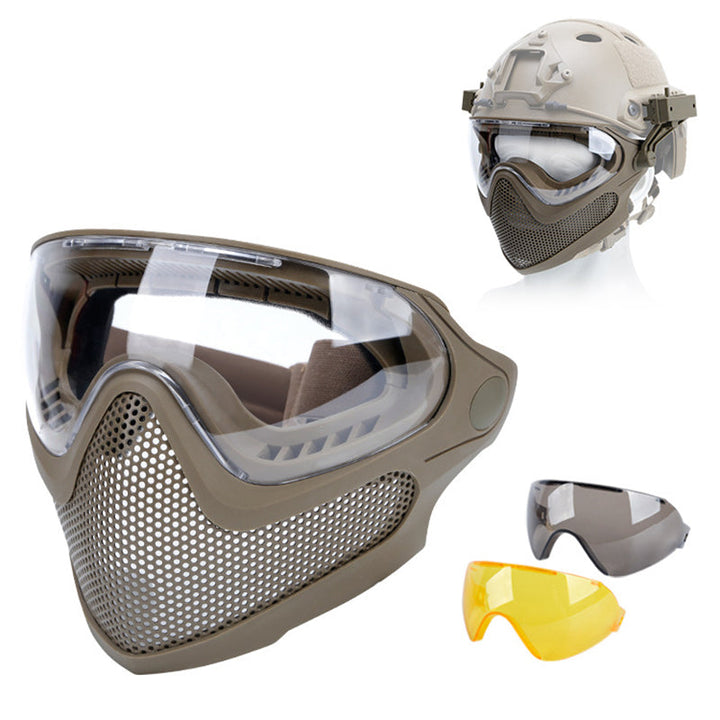 TWS Full Face Tactical Safety Protective Mask