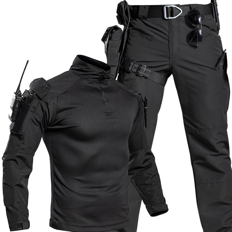 Men's Tactical Combat Shirt & Pants Set – Waterproof Outdoor Utility Uniform