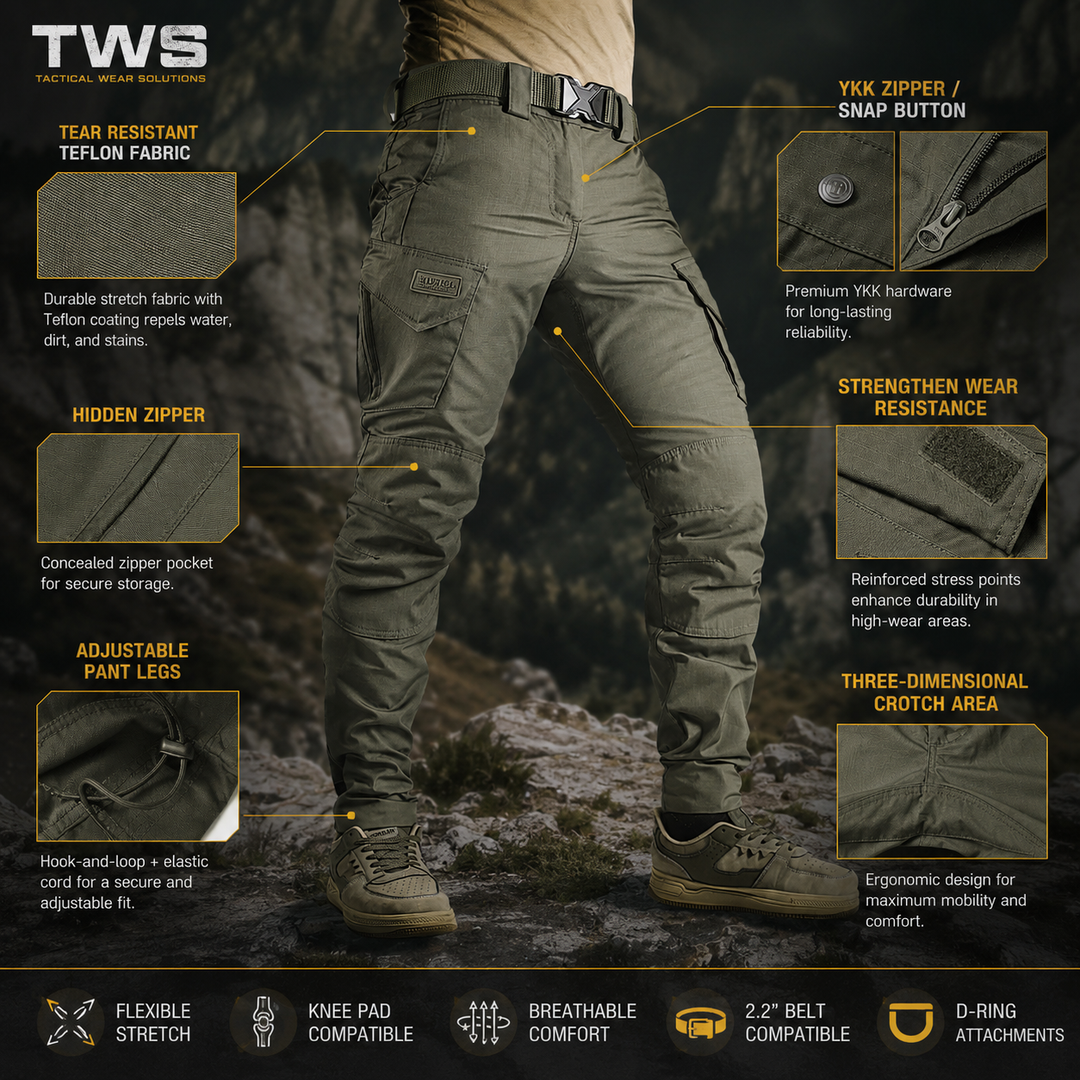 TWS Phantom Operator Tactical Pants Ranger Green