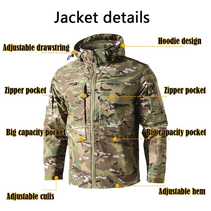 Rip - stop Clothing Suit Waterproof Tactical Uniform - TWS USA