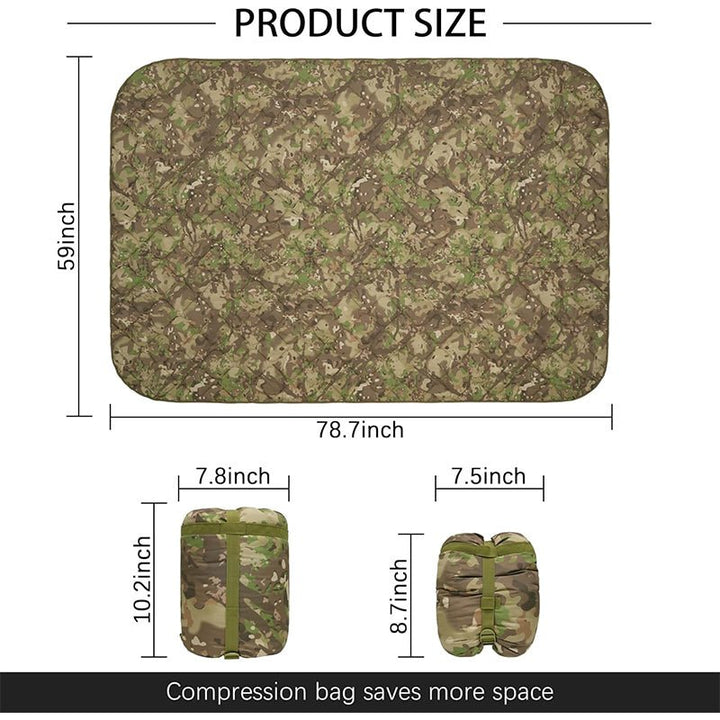 TWS Camo Blanket Waterproof Insulation Poncho Liner for Outdoor Camping & Hunting - TWS USA