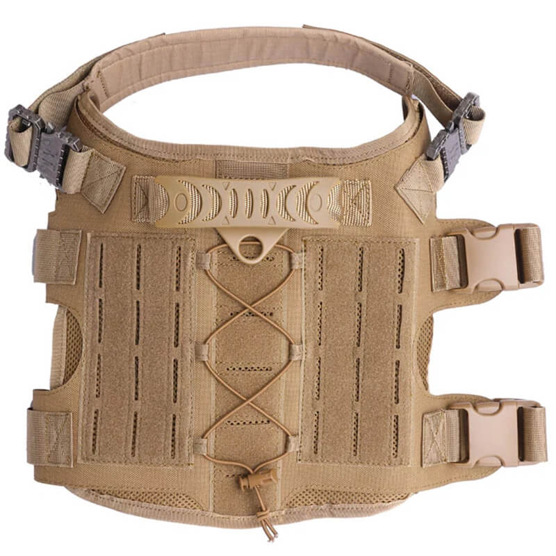 Nylon Tactical Service Dog Harness Heavy Duty Dog Training Harness